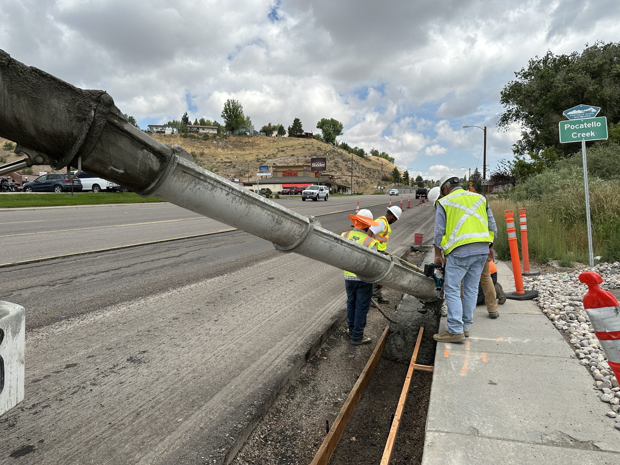 Curb and Gutter on Pocatello Creek Road Pocatello Projects